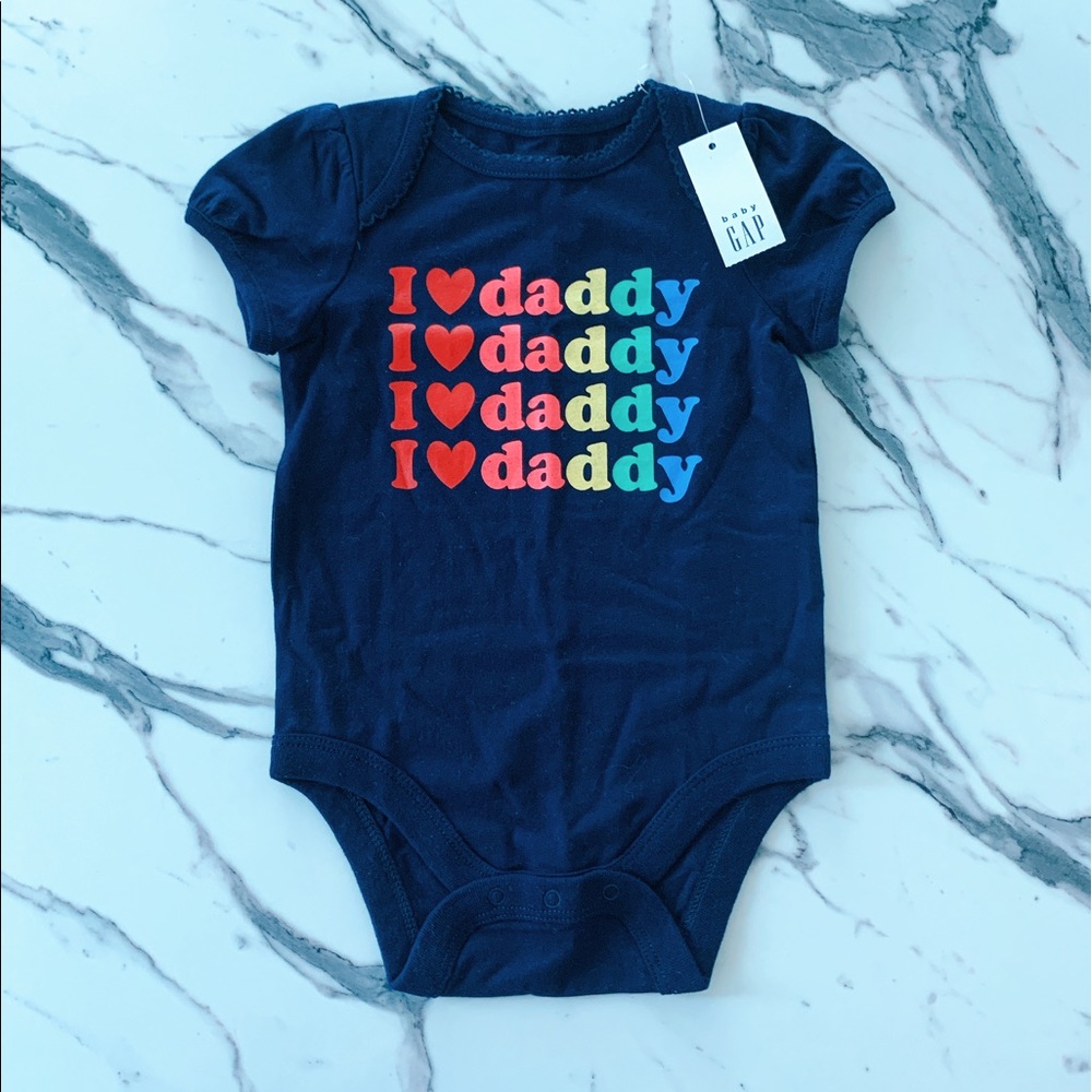 COPY - Baby Gap I Love Daddy Bodysuit